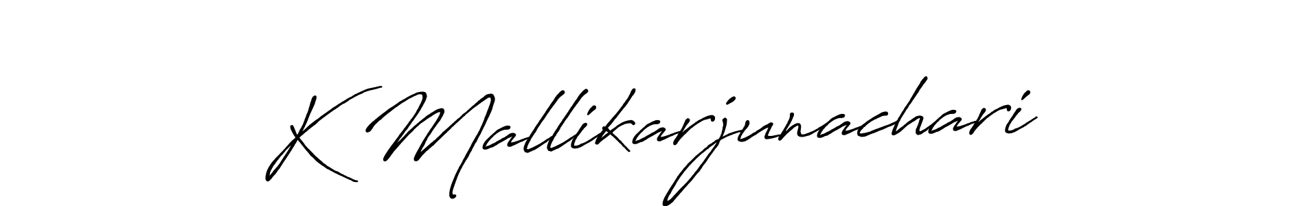 Use a signature maker to create a handwritten signature online. With this signature software, you can design (Antro_Vectra_Bolder) your own signature for name K Mallikarjunachari. K Mallikarjunachari signature style 7 images and pictures png