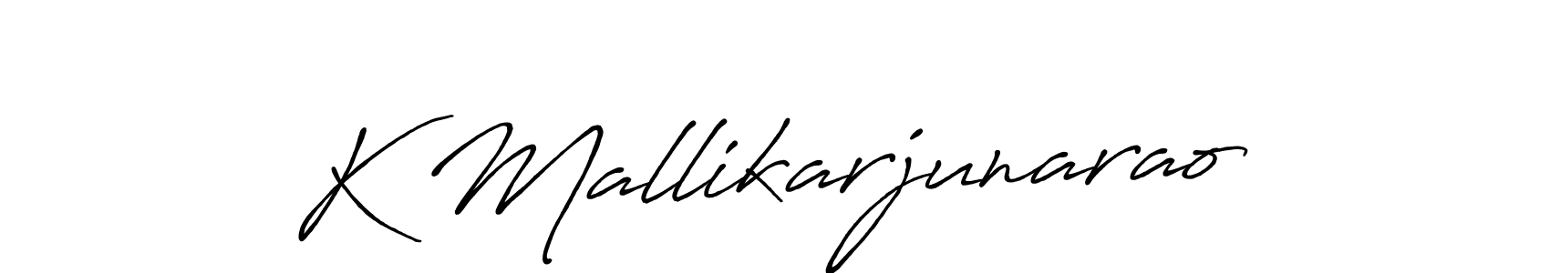 Also we have K Mallikarjunarao name is the best signature style. Create professional handwritten signature collection using Antro_Vectra_Bolder autograph style. K Mallikarjunarao signature style 7 images and pictures png