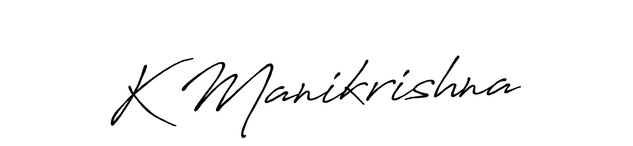 It looks lik you need a new signature style for name K Manikrishna. Design unique handwritten (Antro_Vectra_Bolder) signature with our free signature maker in just a few clicks. K Manikrishna signature style 7 images and pictures png