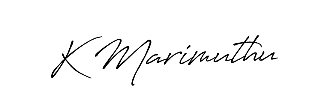 Make a beautiful signature design for name K Marimuthu. Use this online signature maker to create a handwritten signature for free. K Marimuthu signature style 7 images and pictures png