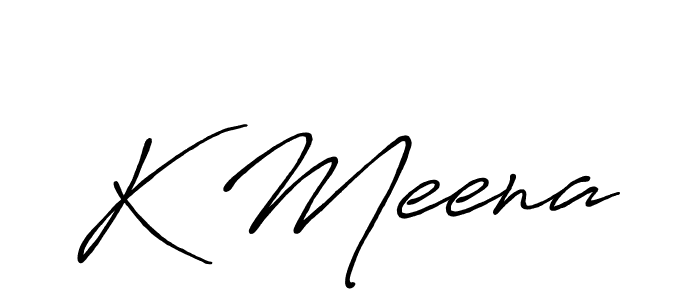 Best and Professional Signature Style for K Meena. Antro_Vectra_Bolder Best Signature Style Collection. K Meena signature style 7 images and pictures png