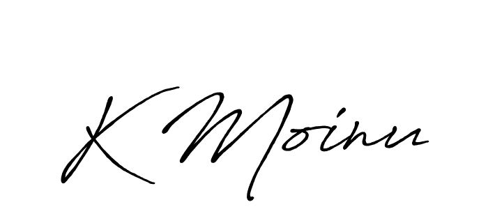 Once you've used our free online signature maker to create your best signature Antro_Vectra_Bolder style, it's time to enjoy all of the benefits that K Moinu name signing documents. K Moinu signature style 7 images and pictures png