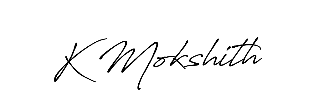 Similarly Antro_Vectra_Bolder is the best handwritten signature design. Signature creator online .You can use it as an online autograph creator for name K Mokshith. K Mokshith signature style 7 images and pictures png