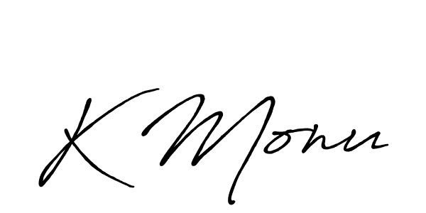 It looks lik you need a new signature style for name K Monu. Design unique handwritten (Antro_Vectra_Bolder) signature with our free signature maker in just a few clicks. K Monu signature style 7 images and pictures png