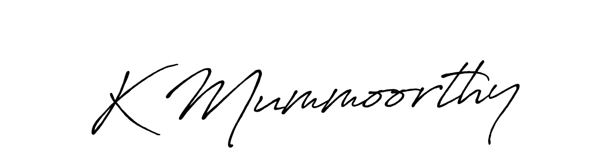 How to Draw K Mummoorthy signature style? Antro_Vectra_Bolder is a latest design signature styles for name K Mummoorthy. K Mummoorthy signature style 7 images and pictures png