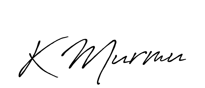 Use a signature maker to create a handwritten signature online. With this signature software, you can design (Antro_Vectra_Bolder) your own signature for name K Murmu. K Murmu signature style 7 images and pictures png