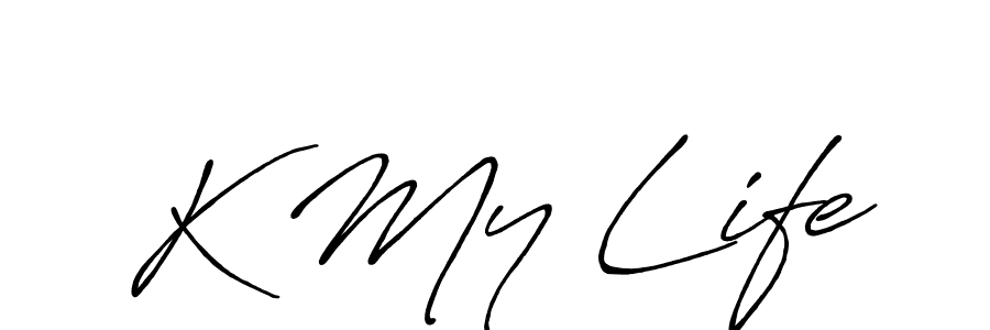 Make a short K My Life signature style. Manage your documents anywhere anytime using Antro_Vectra_Bolder. Create and add eSignatures, submit forms, share and send files easily. K My Life signature style 7 images and pictures png