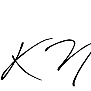 How to Draw K N signature style? Antro_Vectra_Bolder is a latest design signature styles for name K N. K N signature style 7 images and pictures png