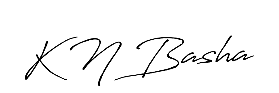 You should practise on your own different ways (Antro_Vectra_Bolder) to write your name (K N Basha) in signature. don't let someone else do it for you. K N Basha signature style 7 images and pictures png