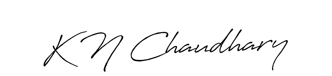 How to Draw K N Chaudhary signature style? Antro_Vectra_Bolder is a latest design signature styles for name K N Chaudhary. K N Chaudhary signature style 7 images and pictures png