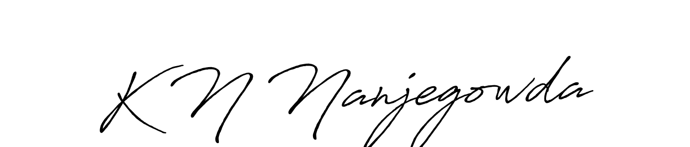 Here are the top 10 professional signature styles for the name K N Nanjegowda. These are the best autograph styles you can use for your name. K N Nanjegowda signature style 7 images and pictures png