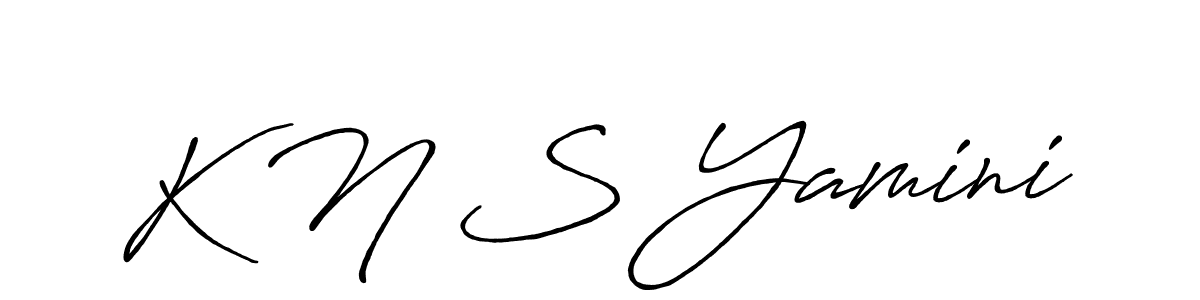 Once you've used our free online signature maker to create your best signature Antro_Vectra_Bolder style, it's time to enjoy all of the benefits that K N S Yamini name signing documents. K N S Yamini signature style 7 images and pictures png
