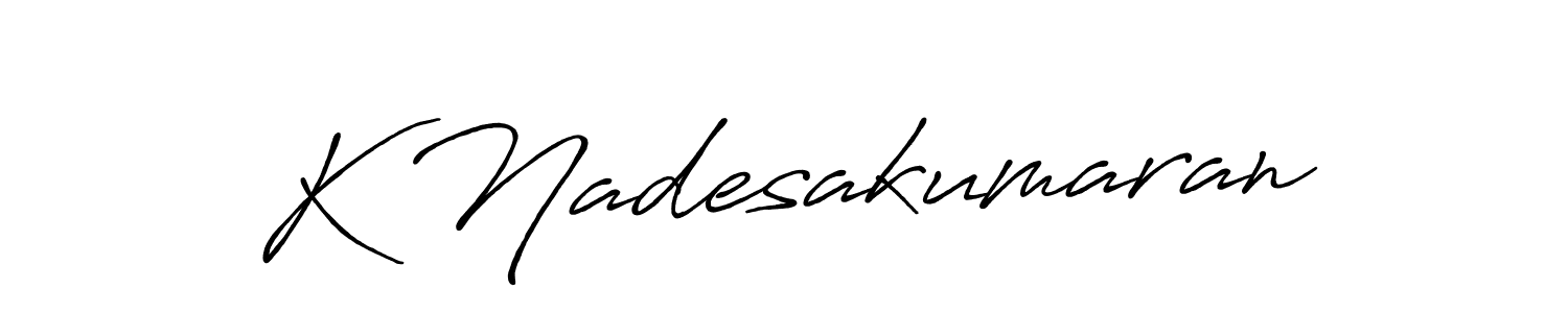 Also You can easily find your signature by using the search form. We will create K Nadesakumaran name handwritten signature images for you free of cost using Antro_Vectra_Bolder sign style. K Nadesakumaran signature style 7 images and pictures png