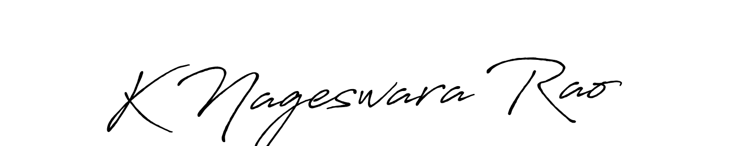 Also we have K Nageswara Rao name is the best signature style. Create professional handwritten signature collection using Antro_Vectra_Bolder autograph style. K Nageswara Rao signature style 7 images and pictures png