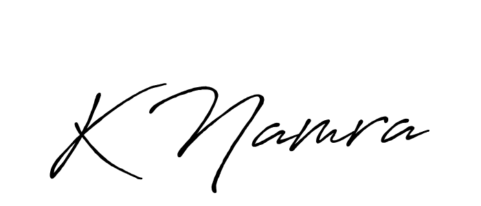 It looks lik you need a new signature style for name K Namra. Design unique handwritten (Antro_Vectra_Bolder) signature with our free signature maker in just a few clicks. K Namra signature style 7 images and pictures png