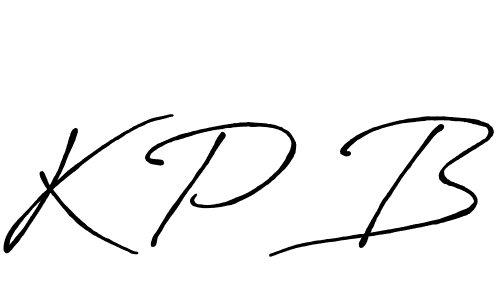 How to make K P B signature? Antro_Vectra_Bolder is a professional autograph style. Create handwritten signature for K P B name. K P B signature style 7 images and pictures png