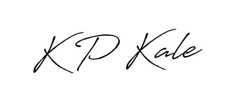 The best way (Antro_Vectra_Bolder) to make a short signature is to pick only two or three words in your name. The name K P Kale include a total of six letters. For converting this name. K P Kale signature style 7 images and pictures png