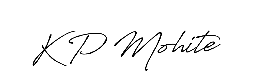 Make a beautiful signature design for name K P Mohite. Use this online signature maker to create a handwritten signature for free. K P Mohite signature style 7 images and pictures png