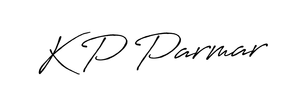 You should practise on your own different ways (Antro_Vectra_Bolder) to write your name (K P Parmar) in signature. don't let someone else do it for you. K P Parmar signature style 7 images and pictures png