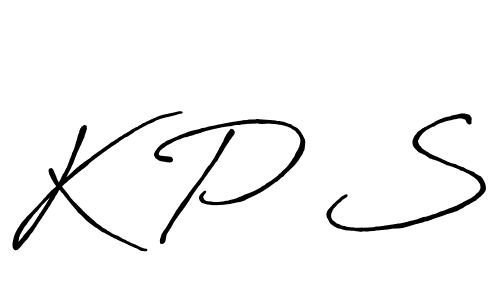 It looks lik you need a new signature style for name K P S. Design unique handwritten (Antro_Vectra_Bolder) signature with our free signature maker in just a few clicks. K P S signature style 7 images and pictures png