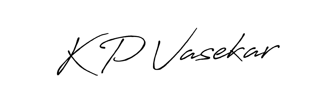 You should practise on your own different ways (Antro_Vectra_Bolder) to write your name (K P Vasekar) in signature. don't let someone else do it for you. K P Vasekar signature style 7 images and pictures png