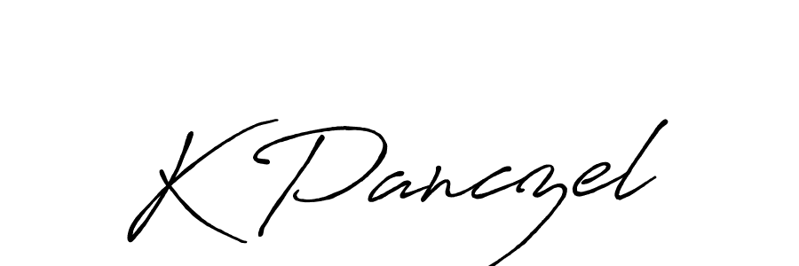 How to Draw K Panczel signature style? Antro_Vectra_Bolder is a latest design signature styles for name K Panczel. K Panczel signature style 7 images and pictures png