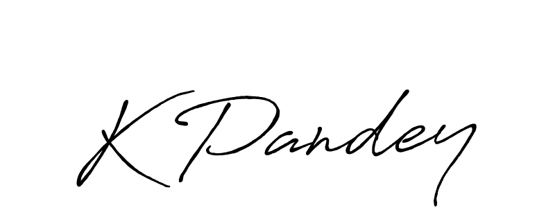 Make a beautiful signature design for name K Pandey. Use this online signature maker to create a handwritten signature for free. K Pandey signature style 7 images and pictures png