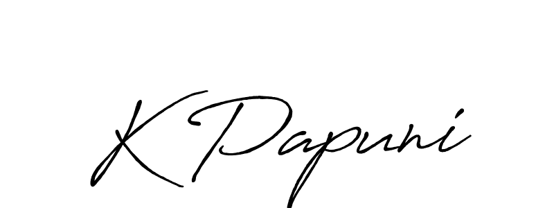 You can use this online signature creator to create a handwritten signature for the name K Papuni. This is the best online autograph maker. K Papuni signature style 7 images and pictures png