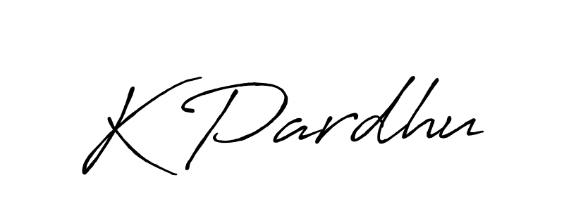 You can use this online signature creator to create a handwritten signature for the name K Pardhu. This is the best online autograph maker. K Pardhu signature style 7 images and pictures png