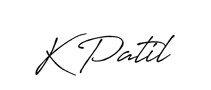 Also You can easily find your signature by using the search form. We will create K Patil name handwritten signature images for you free of cost using Antro_Vectra_Bolder sign style. K Patil signature style 7 images and pictures png