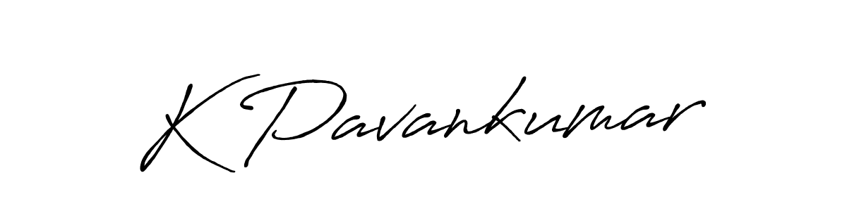 Design your own signature with our free online signature maker. With this signature software, you can create a handwritten (Antro_Vectra_Bolder) signature for name K Pavankumar. K Pavankumar signature style 7 images and pictures png