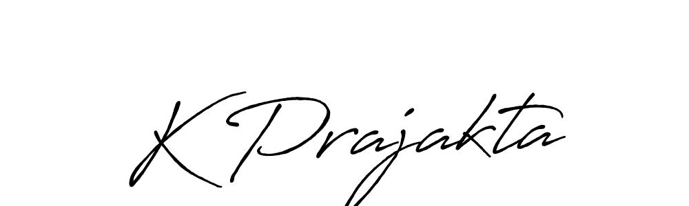 This is the best signature style for the K Prajakta name. Also you like these signature font (Antro_Vectra_Bolder). Mix name signature. K Prajakta signature style 7 images and pictures png