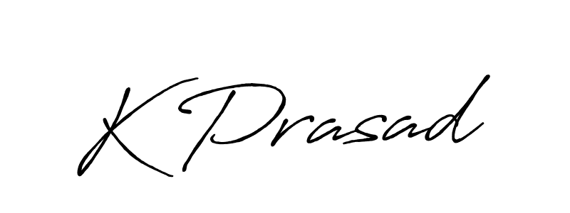 Similarly Antro_Vectra_Bolder is the best handwritten signature design. Signature creator online .You can use it as an online autograph creator for name K Prasad. K Prasad signature style 7 images and pictures png