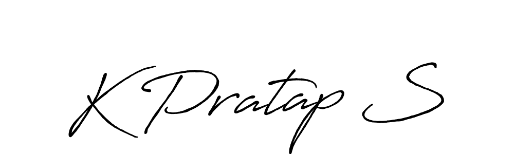 Similarly Antro_Vectra_Bolder is the best handwritten signature design. Signature creator online .You can use it as an online autograph creator for name K Pratap S. K Pratap S signature style 7 images and pictures png