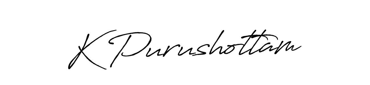 Antro_Vectra_Bolder is a professional signature style that is perfect for those who want to add a touch of class to their signature. It is also a great choice for those who want to make their signature more unique. Get K Purushottam name to fancy signature for free. K Purushottam signature style 7 images and pictures png