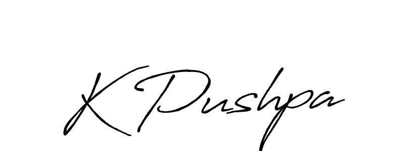 Similarly Antro_Vectra_Bolder is the best handwritten signature design. Signature creator online .You can use it as an online autograph creator for name K Pushpa. K Pushpa signature style 7 images and pictures png