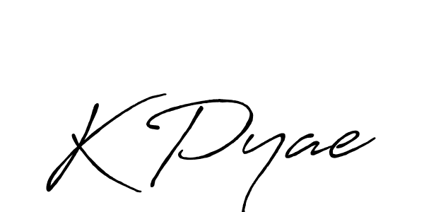 Make a beautiful signature design for name K Pyae. Use this online signature maker to create a handwritten signature for free. K Pyae signature style 7 images and pictures png