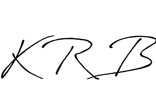 You should practise on your own different ways (Antro_Vectra_Bolder) to write your name (K R B) in signature. don't let someone else do it for you. K R B signature style 7 images and pictures png