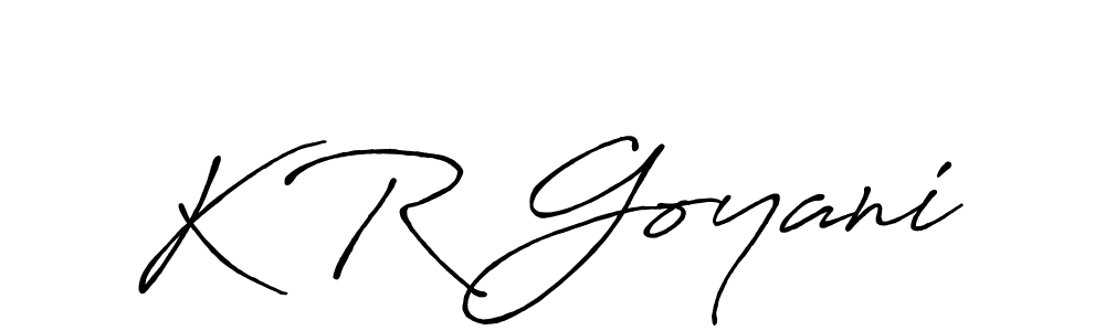 This is the best signature style for the K R Goyani name. Also you like these signature font (Antro_Vectra_Bolder). Mix name signature. K R Goyani signature style 7 images and pictures png