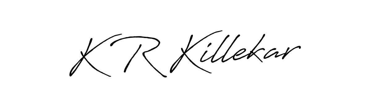 How to Draw K R Killekar signature style? Antro_Vectra_Bolder is a latest design signature styles for name K R Killekar. K R Killekar signature style 7 images and pictures png