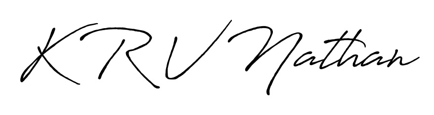 Create a beautiful signature design for name K R V Nathan. With this signature (Antro_Vectra_Bolder) fonts, you can make a handwritten signature for free. K R V Nathan signature style 7 images and pictures png