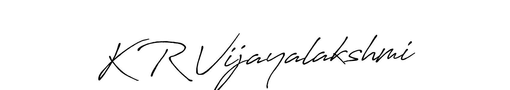 Make a beautiful signature design for name K R Vijayalakshmi. Use this online signature maker to create a handwritten signature for free. K R Vijayalakshmi signature style 7 images and pictures png