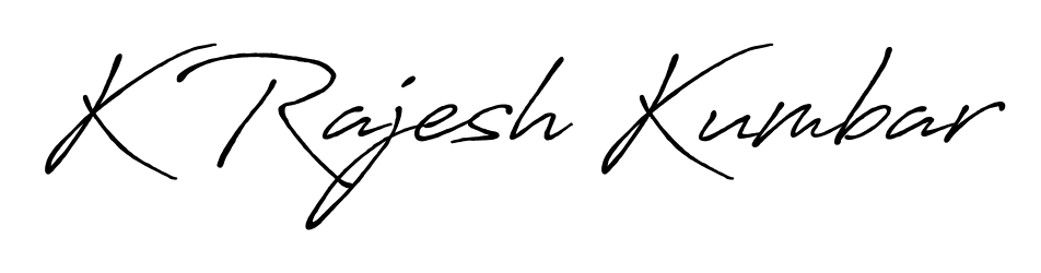 It looks like you need a new signature style for name K Rajesh Kumbar. Design unique handwritten (Antro_Vectra_Bolder) signature with our free signature maker in just a few clicks. K Rajesh Kumbar signature style 7 images and pictures png