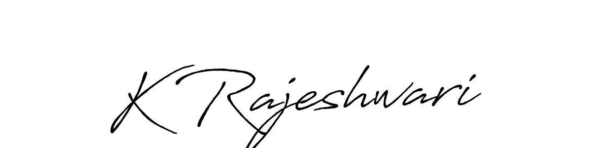 Best and Professional Signature Style for K Rajeshwari. Antro_Vectra_Bolder Best Signature Style Collection. K Rajeshwari signature style 7 images and pictures png