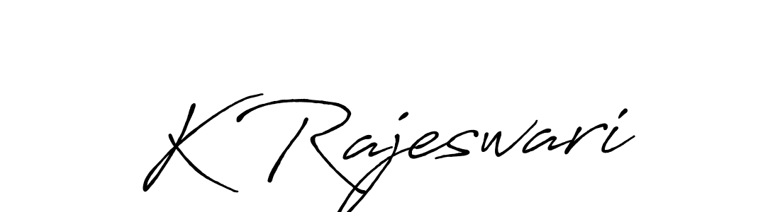 It looks lik you need a new signature style for name K Rajeswari. Design unique handwritten (Antro_Vectra_Bolder) signature with our free signature maker in just a few clicks. K Rajeswari signature style 7 images and pictures png