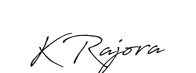 Make a beautiful signature design for name K Rajora. Use this online signature maker to create a handwritten signature for free. K Rajora signature style 7 images and pictures png