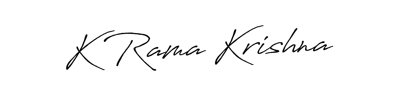 How to Draw K Rama Krishna signature style? Antro_Vectra_Bolder is a latest design signature styles for name K Rama Krishna. K Rama Krishna signature style 7 images and pictures png