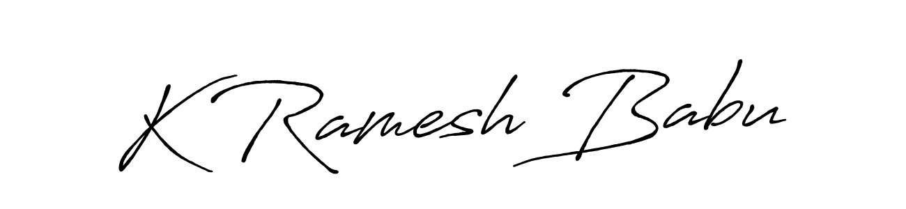 This is the best signature style for the K Ramesh Babu name. Also you like these signature font (Antro_Vectra_Bolder). Mix name signature. K Ramesh Babu signature style 7 images and pictures png