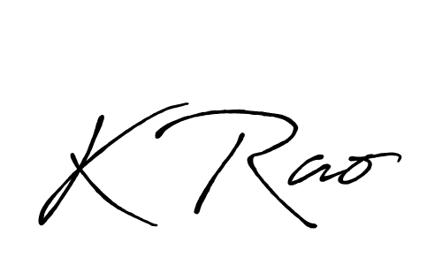 Make a beautiful signature design for name K Rao. Use this online signature maker to create a handwritten signature for free. K Rao signature style 7 images and pictures png