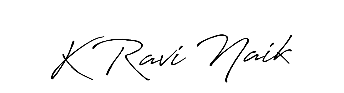 It looks lik you need a new signature style for name K Ravi Naik. Design unique handwritten (Antro_Vectra_Bolder) signature with our free signature maker in just a few clicks. K Ravi Naik signature style 7 images and pictures png